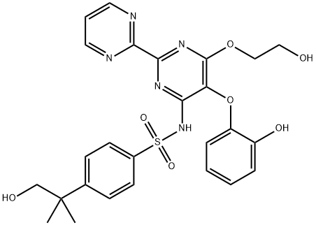 波生坦羟甲基O-去甲基杂质 结构式