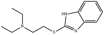 2-[[2-(Diethylamino)ethyl]thio]-1H-benzimidazole Structure