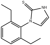 2H-Imidazole-2-thione,1-(2,6-diethylphenyl)-1,3-dihydro- Structure