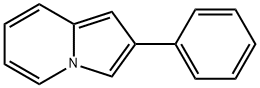 2-フェニルインドリジン 化学構造式