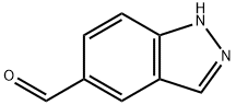 1H-吲唑-5-甲醛, 253801-04-6, 结构式