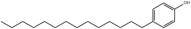 4-十四烷基苯酚, 25401-89-2, 结构式