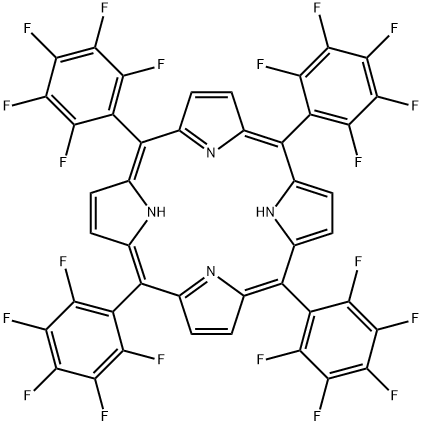 5,10,15,20-四(五氟苯基)卟吩 结构式