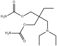 Dicarbamic acid 2-[(diethylamino)methyl]-2-ethyltrimethylene ester Structure