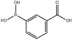 3-カルボキシフェニルボロン酸 化学構造式