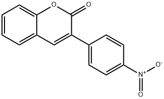 2H-1-Benzopyran-2-one,3-(4-nitrophenyl)- Structure