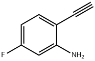 2-乙炔基-5-氟苯胺, 255724-68-6, 结构式