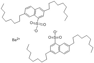 二壬基萘磺酸钡, 25619-56-1, 结构式