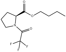1-(Trifluoroacetyl)-L-proline butyl ester 结构式