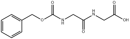 (カルボベンゾキシ)グリシルグリシン 化学構造式