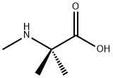 2-(メチルアミノ)イソ酪酸 化学構造式