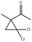 1-Acetyl-2,2-dichloro-1-methylcyclopropane Struktur