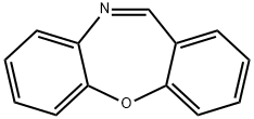 二苯并[B,F][1,4]噁唑频, 257-07-8, 结构式
