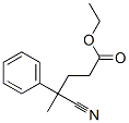 ethyl gamma-cyano-gamma-methylbenzenebutyrate Struktur