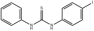 N-Phenyl-N'-(p-iodophenyl)thiourea Structure
