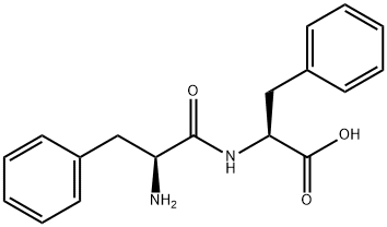 N-フェニルアラニルフェニルアラニン 化学構造式