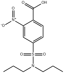 2-nitroprobenecid, 2577-52-8, 结构式