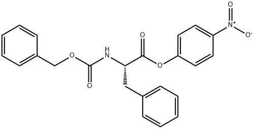 N-苄氧羰基-L-苯丙氨酸对硝基苯酯 结构式