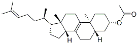 [(3S,5S,10S,13S,14R,17R)-10,13-dimethyl-17-[(2R)-6-methylhept-5-en-2-y l]-2,3,4,5,6,7,11,12,14,15,16,17-dodecahydro-1H-cyclopenta[a]phenanthr en-3-yl] acetate Structure