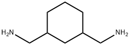 1,3-ビス(アミノメチル)シクロヘキサン (cis-, trans-混合物) 化学構造式