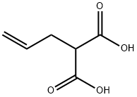 烯丙基丙二酸, 2583-25-7, 结构式