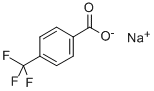 4-三氟甲基苯甲酸钠, 25832-58-0, 结构式