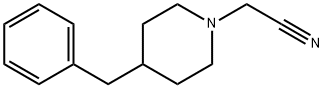 2-(4-benzylpiperidino)acetonitrile Structure