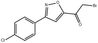 2-溴-1-(4-氯苯基)-5-异唑基-1-乙酮, 258506-49-9, 结构式