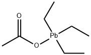 乙酰氧基三乙基铅, 2587-81-7, 结构式