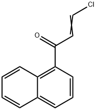 1-Naphtyl(2-chlorovinyl) ketone Structure