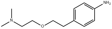 p-[2-[2-(ジメチルアミノ)エトキシ]エチル]アニリン 化学構造式