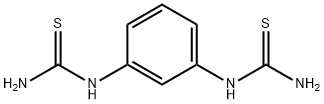 1,3-フェニレン-ビス(2-チオ尿素) 化学構造式