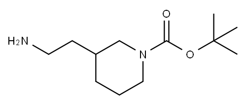 N-Boc-piperidine-3-ethylamine Structure