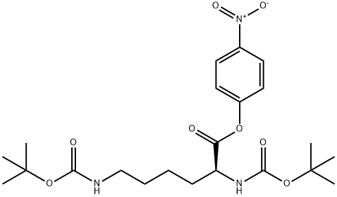 BOC-LYS(BOC)-ONP Struktur