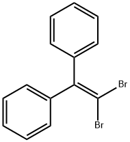 1,1-ジブロモ-2,2-ジフェニルエテン 化学構造式
