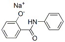 ナトリウム2-フェニルカルバモイルフェノラート 化学構造式