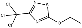 5-エトキシ-3-トリクロロメチル-1,2,4-チアジアゾール 化学構造式