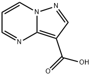 ピラゾロ[1,5-A]ピリミジン-3-カルボン酸 化学構造式