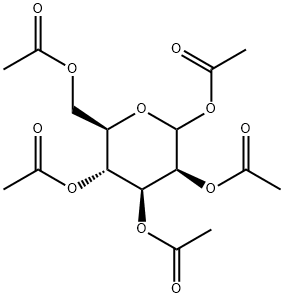 Α-D-五乙酸甘露糖酯, 25941-03-1, 结构式