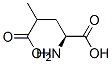2-メチル-L-グルタミン酸 化学構造式