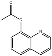 8-キノリノールアセタート 化学構造式