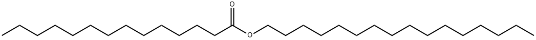 テトラデカン酸ヘキサデシル 化学構造式