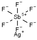 Silver hexafluoroantimonate Structure