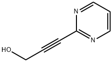 3-(2-嘧啶基)-2-丙炔-1-醇 结构式
