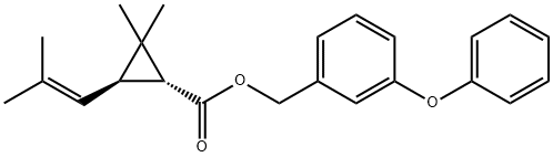 m-Phenoxybenzyl-(1R-trans)-2,2-dimethyl-3-(2-methylprop-1-enyl)cyclopropancarboxylat