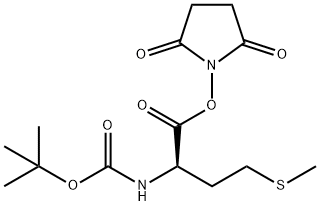 BOC-D-蛋氨酸琥珀酰亚胺酯, 26060-98-0, 结构式