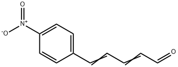 2,4-Pentadienal, 5-(4-nitrophenyl)- 结构式