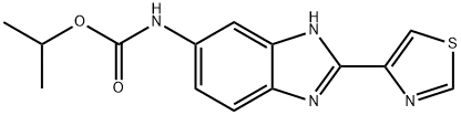 カンベンダゾール 化学構造式