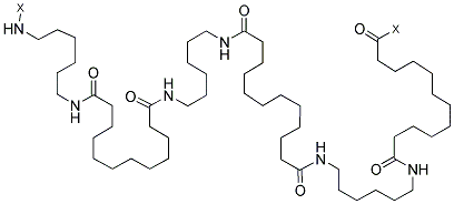 十二酸与1,6-己二胺的聚合物, 26098-55-5, 结构式