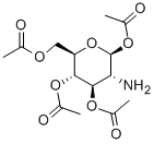 1,3,4,6-四-O-乙酰基-Β-D-氨基葡萄糖 结构式